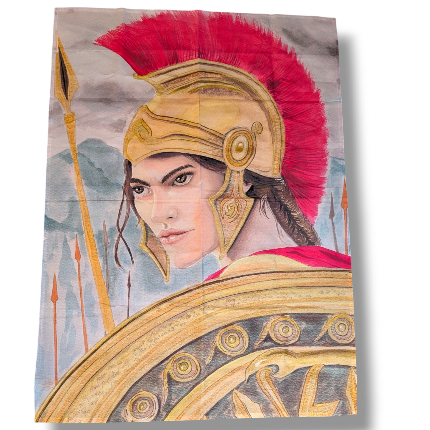 Tapestry - Warrior Spirit Indoor Wall Tapestries, Bohemian Home Decor, Greek Mythology Wall Art, Unique Bedroom Decoration, Tapestry for Living Room