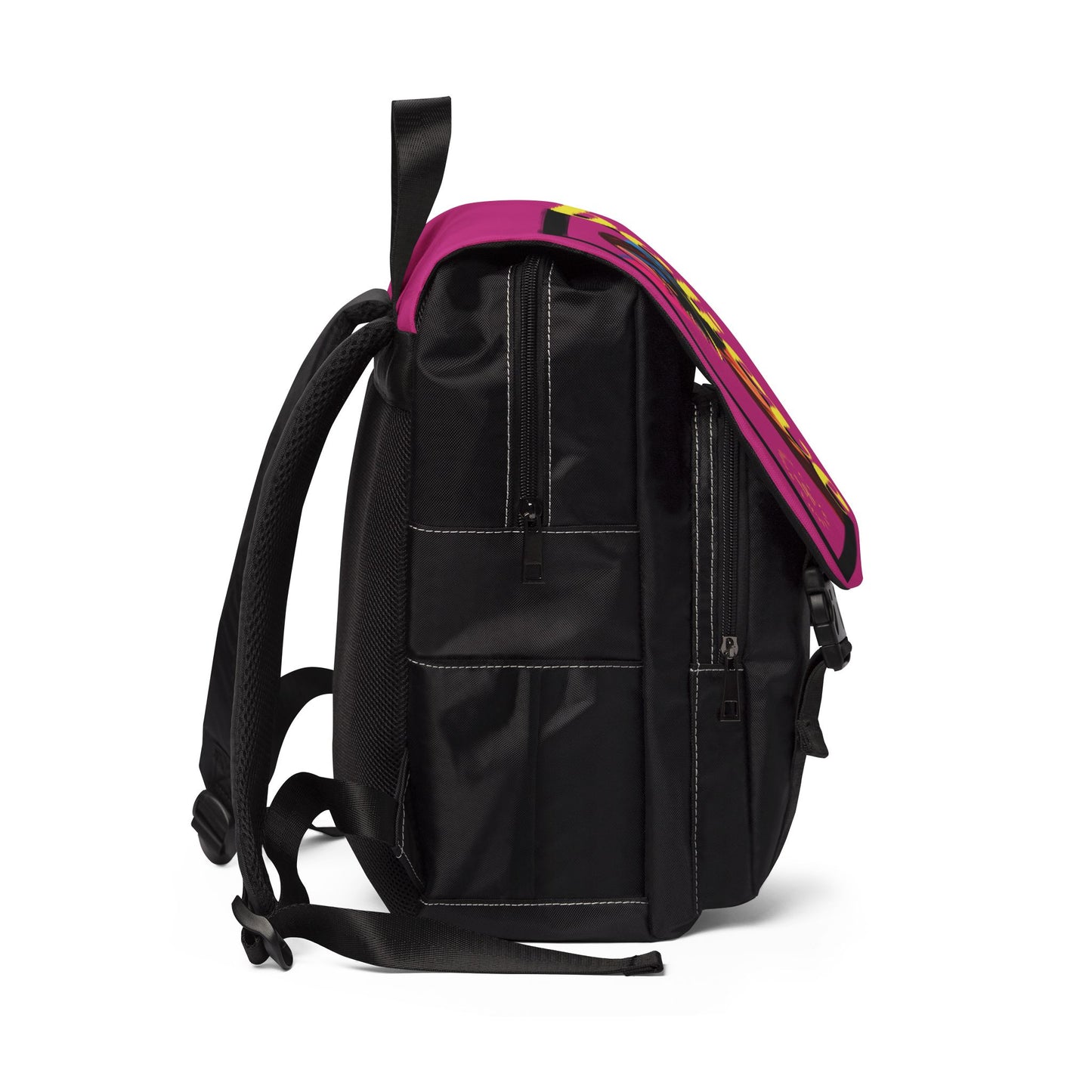 Vibrant Unisex Shoulder Backpack - Stylish Travel, Everyday Use, Gift for Students, Back to School, Weekend Adventures