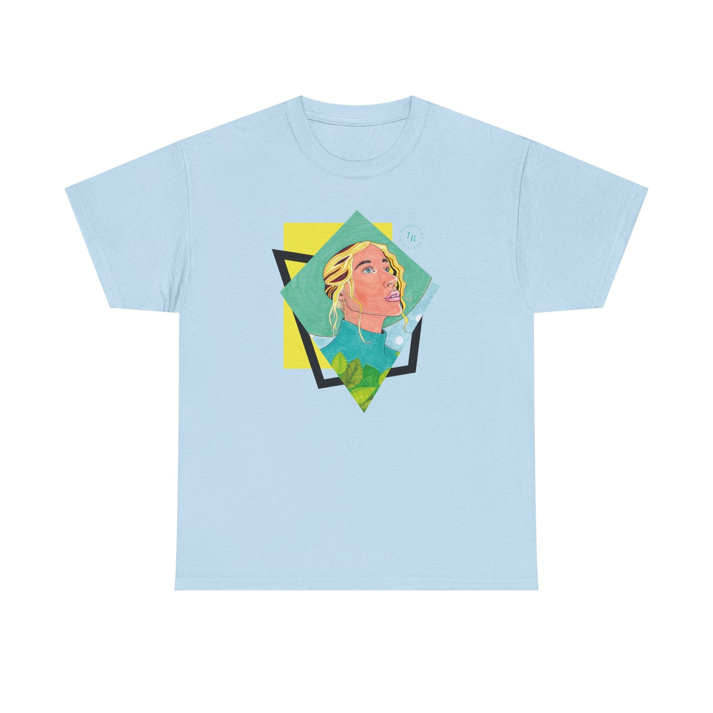 Artistic Unisex Cotton Tee, Colorful Graphic Tee, Casual Everyday Shirt, Unique Art Apparel, Gift for Art Lovers, Stylish Summer Wear