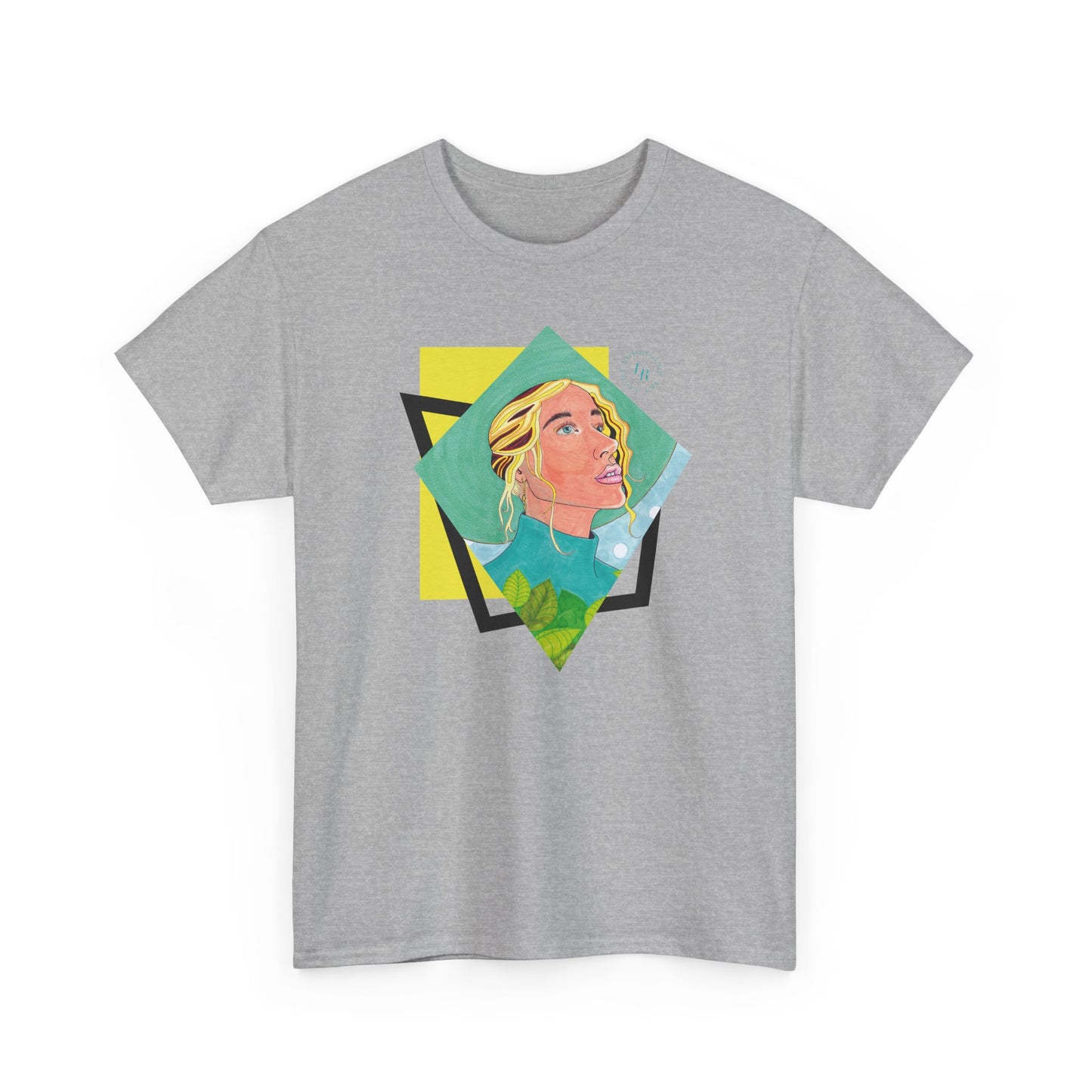 Artistic Unisex Cotton Tee, Colorful Graphic Tee, Casual Everyday Shirt, Unique Art Apparel, Gift for Art Lovers, Stylish Summer Wear