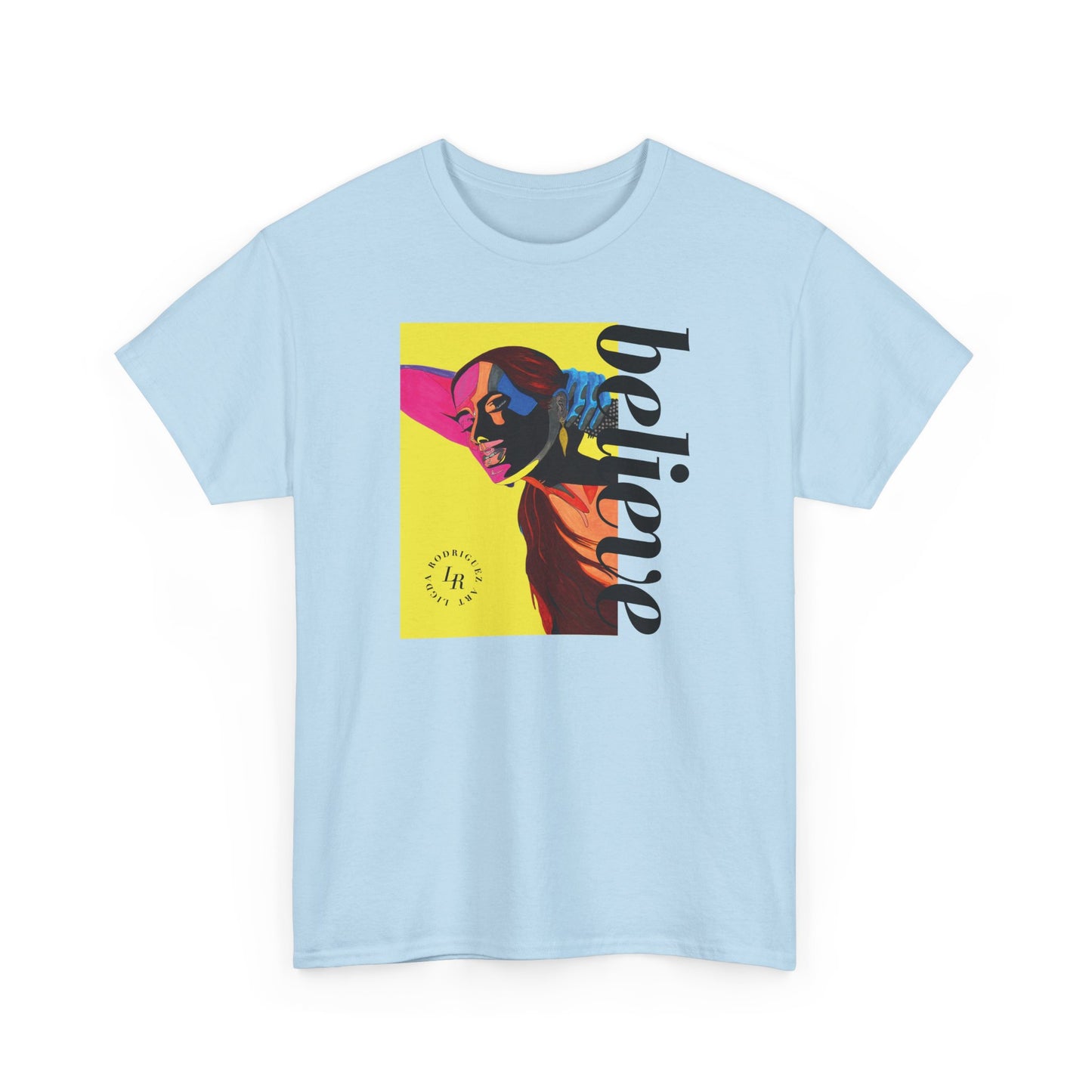 Vibrant Belief Graphic Tee - Unisex Cotton Shirt, Motivational T-Shirt, Gift for Friends, Casual Wear, Everyday Style