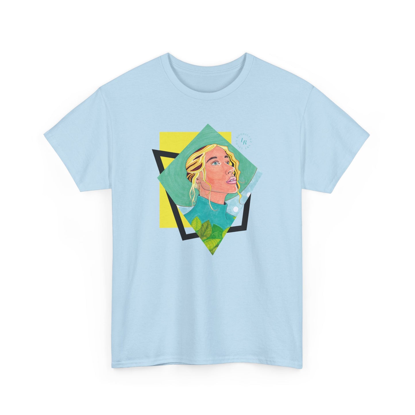 Artistic Unisex Cotton Tee, Colorful Graphic Tee, Casual Everyday Shirt, Unique Art Apparel, Gift for Art Lovers, Stylish Summer Wear