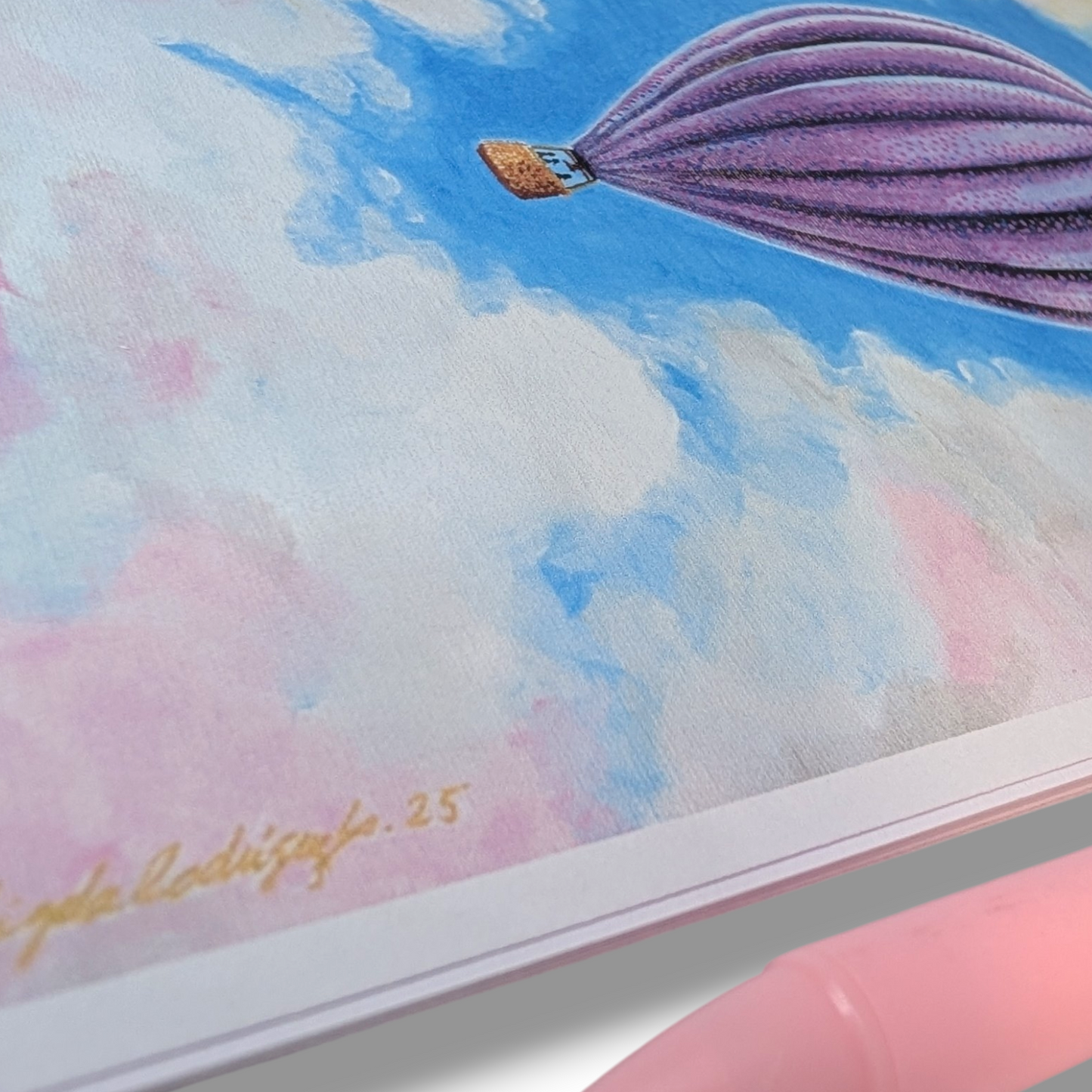 Scketchbook - Handmade Art Sketchbook | Dreamy Hot Air Balloon Edition
