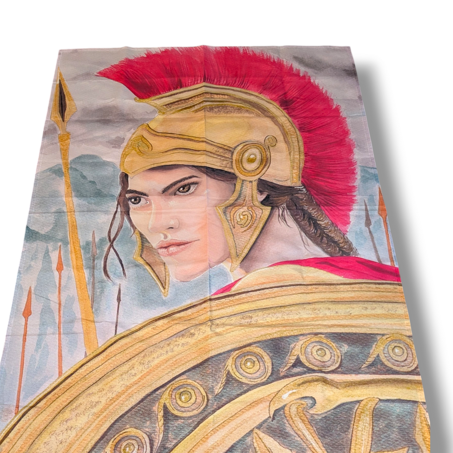 Tapestry - Warrior Spirit Indoor Wall Tapestries, Bohemian Home Decor, Greek Mythology Wall Art, Unique Bedroom Decoration, Tapestry for Living Room