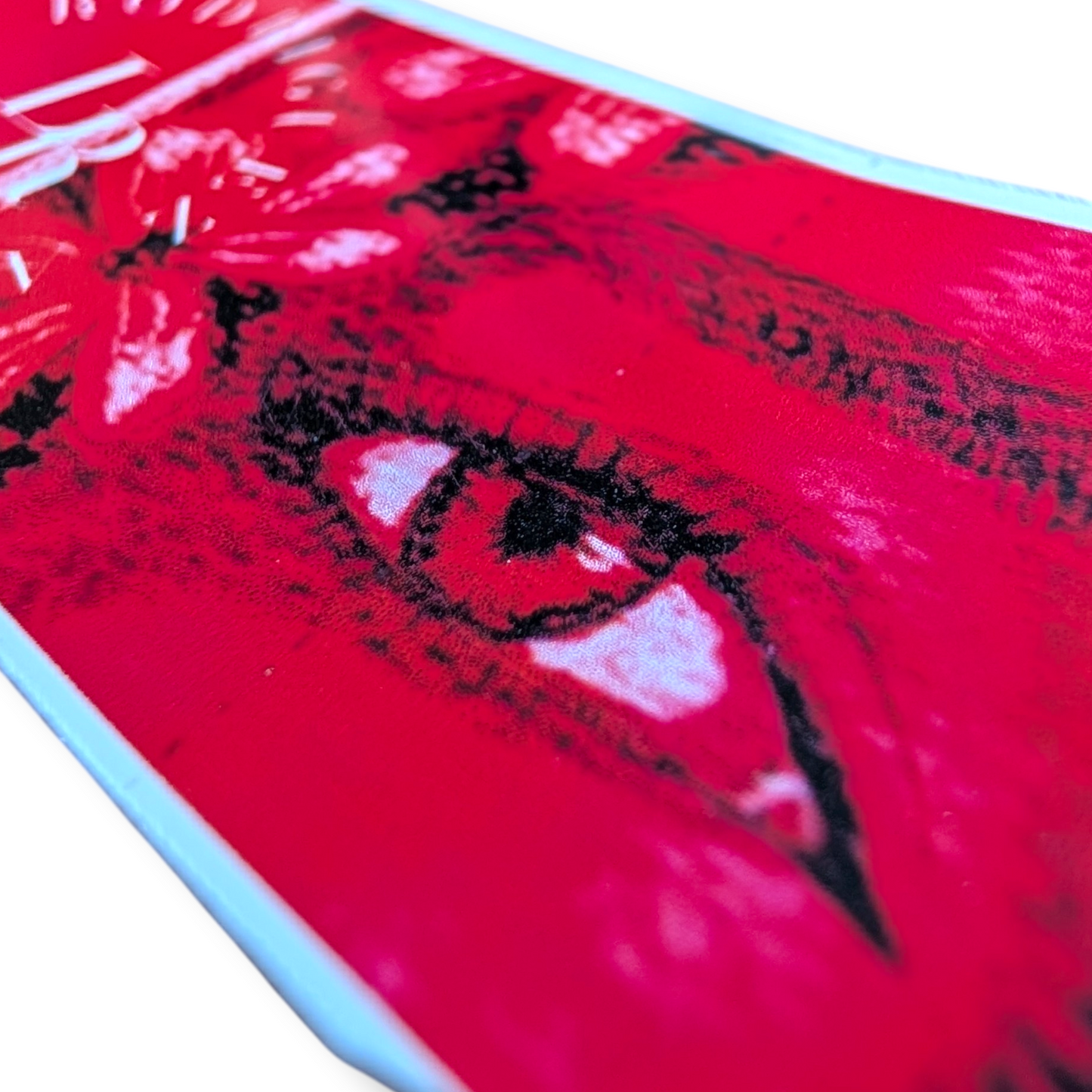 Sticker Red Black and White eye flower Branded Vinyl | Passion Waterproof Vibrant Sticker | Artistic Decal