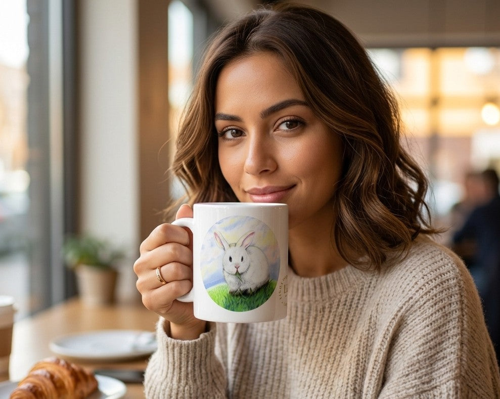 Mug "Little Bunny" White 11oz Ceramic Mug