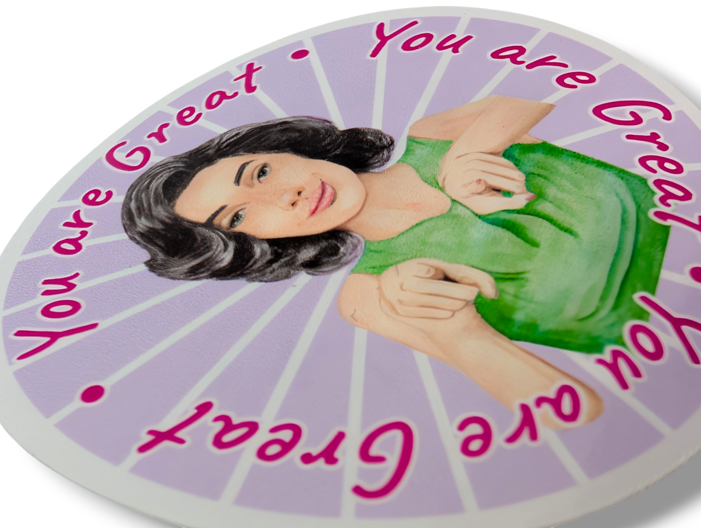 Sticker You are Great Vinyl | Waterproof empowering Sticker | Artistic Decal