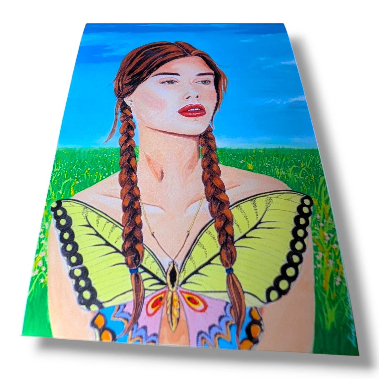 Sticker Fantasy Garden Vinyl | Metamorphosis Waterproof Vibrant Sticker | Artistic Decal